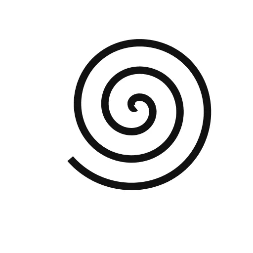 A spiral that looks snail shell-ish